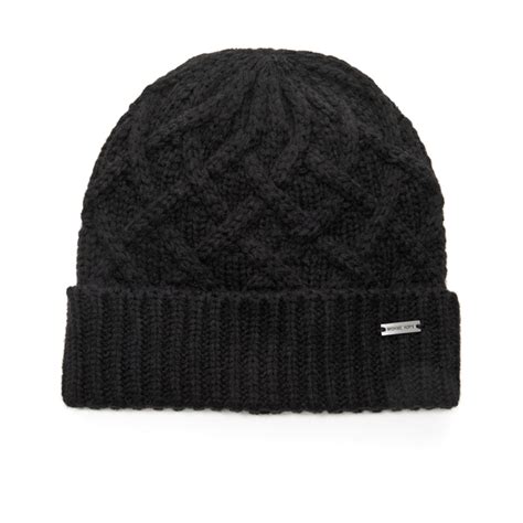 Michael Kors Men's Knit Cable Cap 